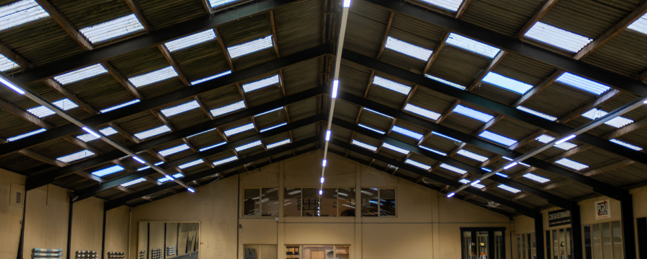 Nieuwe verlichting voor Sportstal de Dijckhoeve